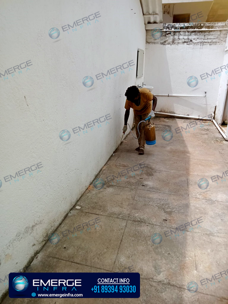 Emerge Infra provides Pest Control services for both interior and exterior buildings.