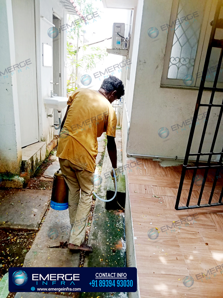Emerge Infra also provides Pest Control services for both interior and exterior buildings.