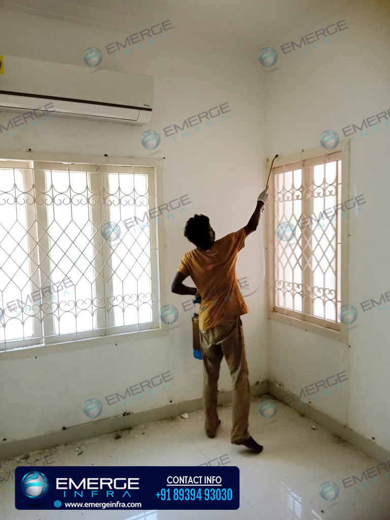Emerge Infra also provides Pest Control services for both interior and exterior buildings.