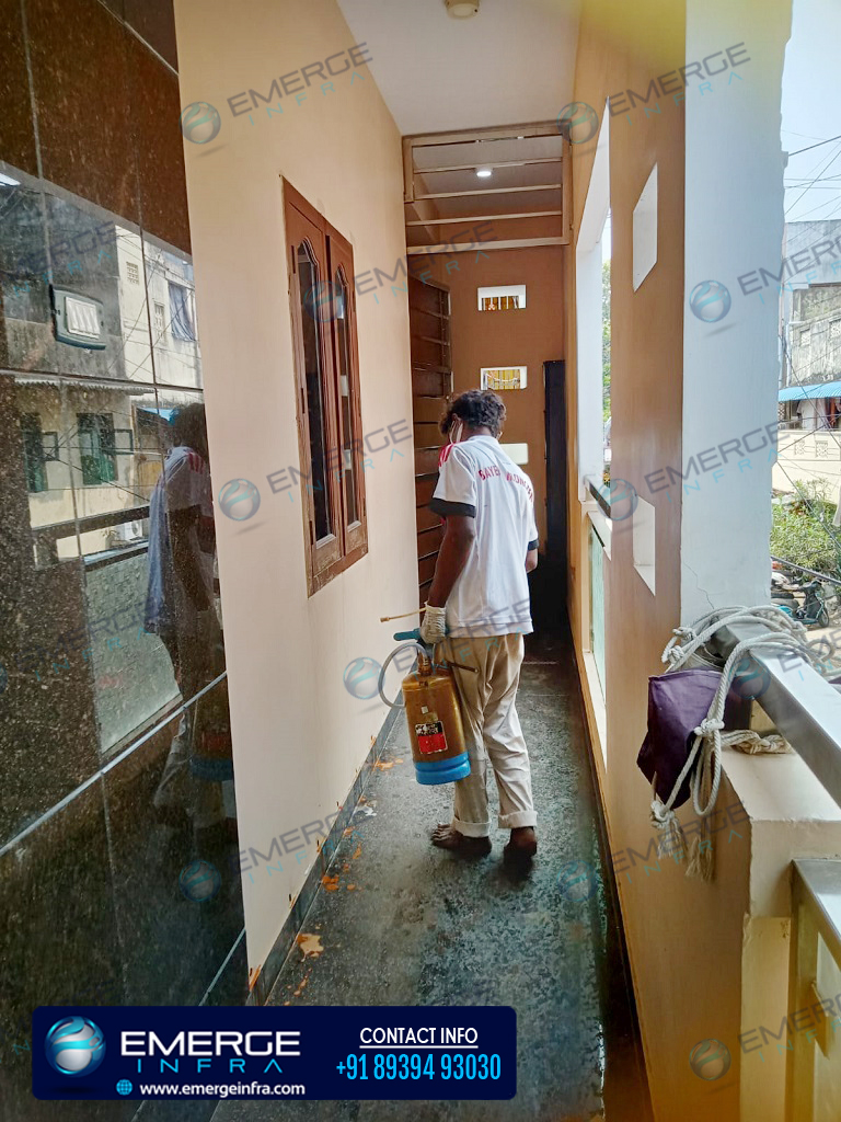 Emerge Infra also provides Pest Control services for both interior and exterior buildings.