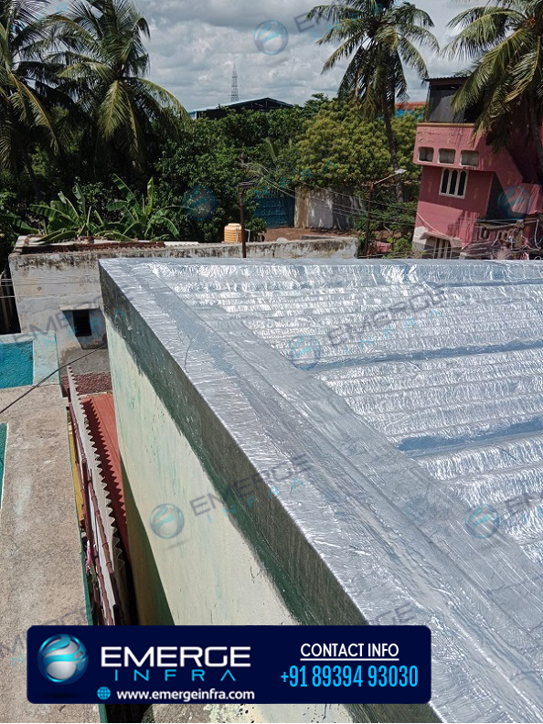 Emerge Infra - Bitumen Waterproofing For Asbestos Roofing Sheets, Ambattur Industrial Estate, Chennai.