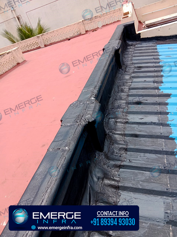 Emerge Infra - Bitumen Waterproofing For Asbestos Roofing Sheets, Ambattur Industrial Estate, Chennai.