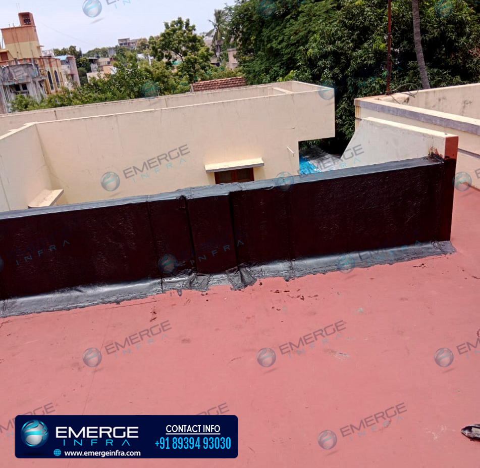 Emerge Infra - Bitumen Waterproofing For Asbestos Roofing Sheets, Ambattur Industrial Estate, Chennai.